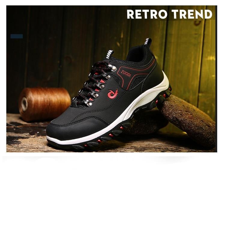 Men’s Low-Top Hiking Shoes – Breathable Non-Slip Outdoor Sneakers