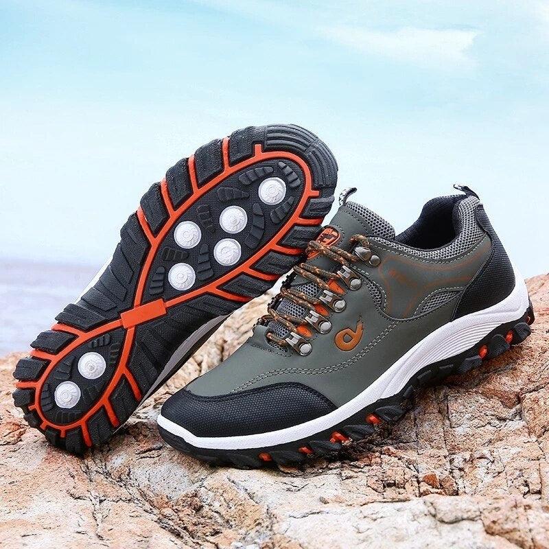 Men’s Low-Top Hiking Shoes – Breathable Non-Slip Outdoor Sneakers
