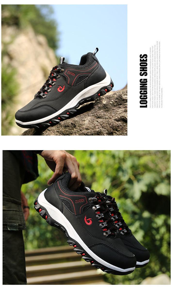 Men’s Low-Top Hiking Shoes – Breathable Non-Slip Outdoor Sneakers