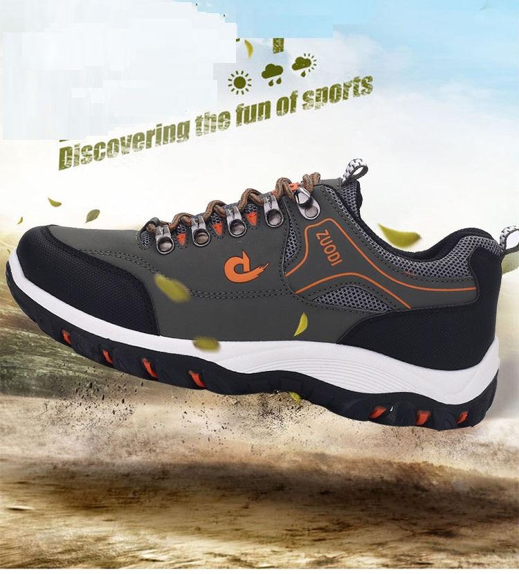 Men’s Low-Top Hiking Shoes – Breathable Non-Slip Outdoor Sneakers
