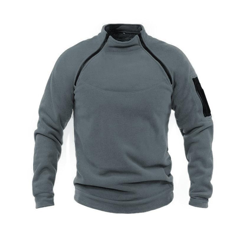 Men’s Fleece Tactical Jacket – Lightweight Windproof Outdoor Coat