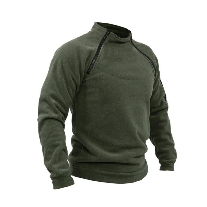 Men’s Fleece Tactical Jacket – Lightweight Windproof Outdoor Coat
