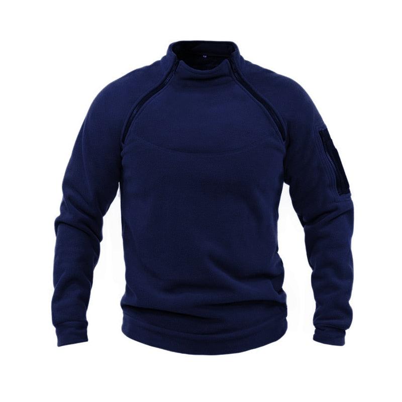 Men’s Fleece Tactical Jacket – Lightweight Windproof Outdoor Coat