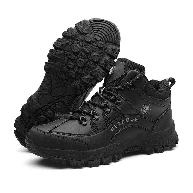 Men’s Waterproof Hiking Boots – Winter Tactical Outdoor Shoes