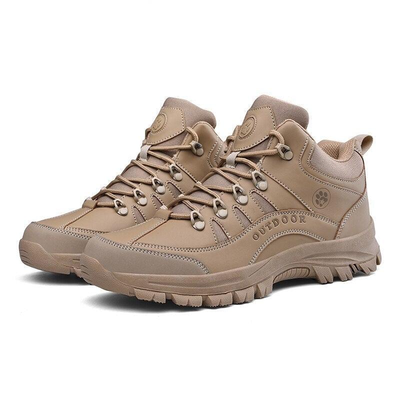 Men’s Waterproof Hiking Boots – Winter Tactical Outdoor Shoes