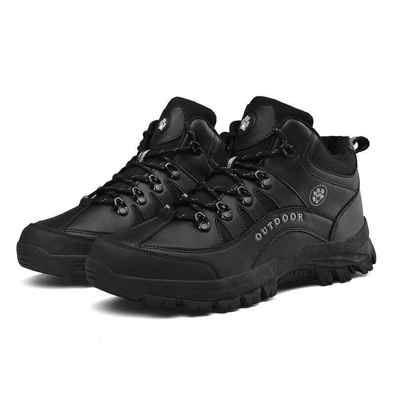Men’s Waterproof Hiking Boots – Winter Tactical Outdoor Shoes