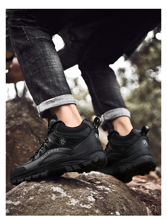 Men’s Waterproof Hiking Boots – Winter Tactical Outdoor Shoes