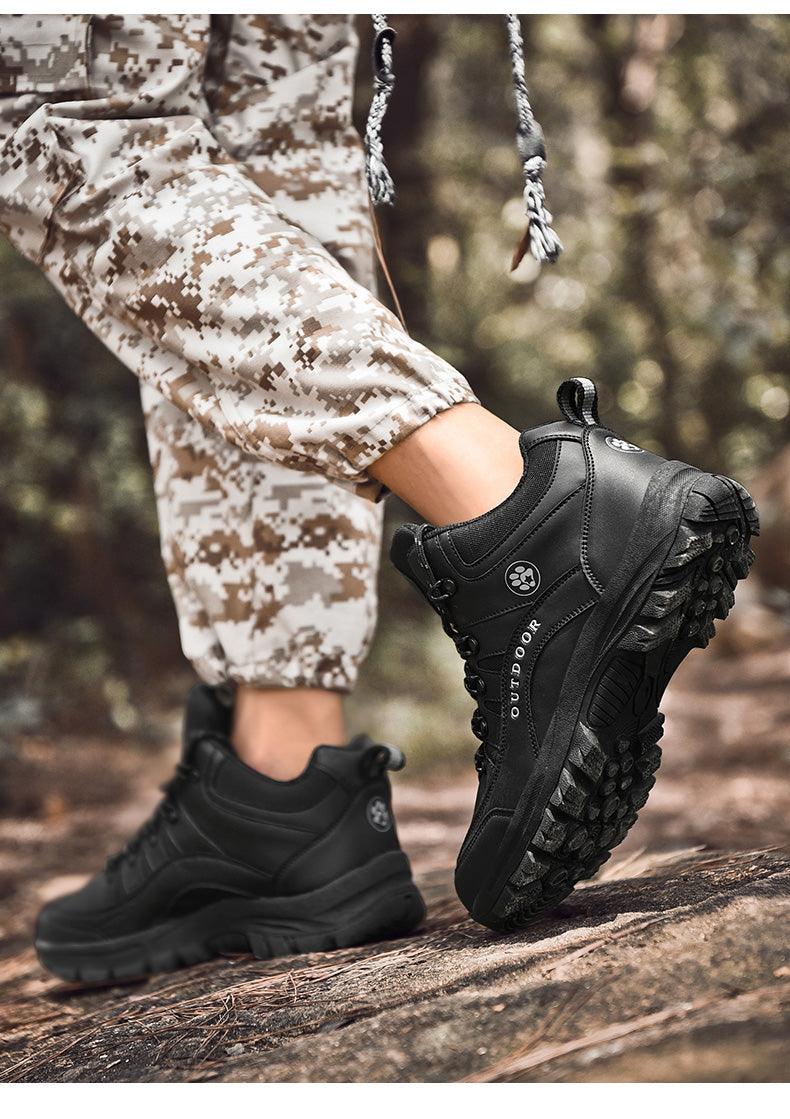 Men’s Waterproof Hiking Boots – Winter Tactical Outdoor Shoes