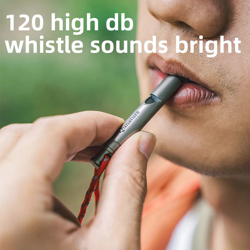 Titanium Survival Whistle – 120dB Loud Emergency Outdoor Signal