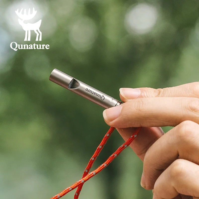 Titanium Survival Whistle – 120dB Loud Emergency Outdoor Signal