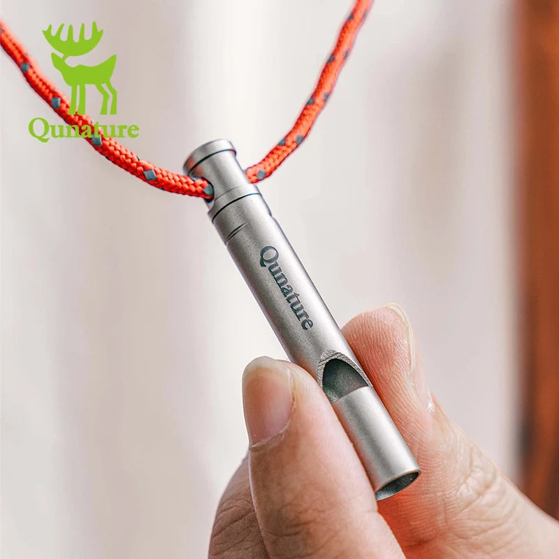 Titanium Survival Whistle – 120dB Loud Emergency Outdoor Signal