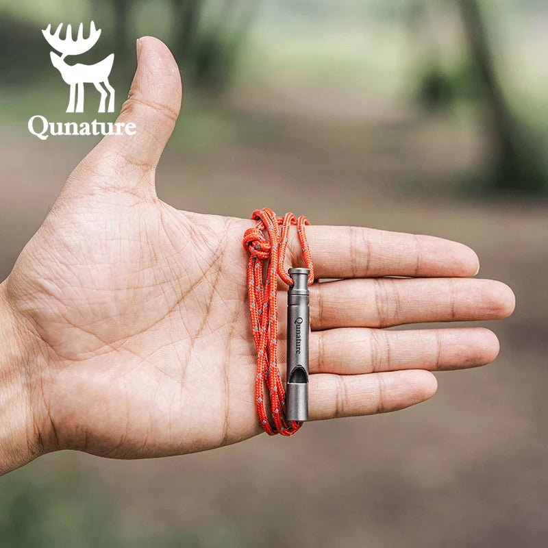 Titanium Survival Whistle – 120dB Loud Emergency Outdoor Signal