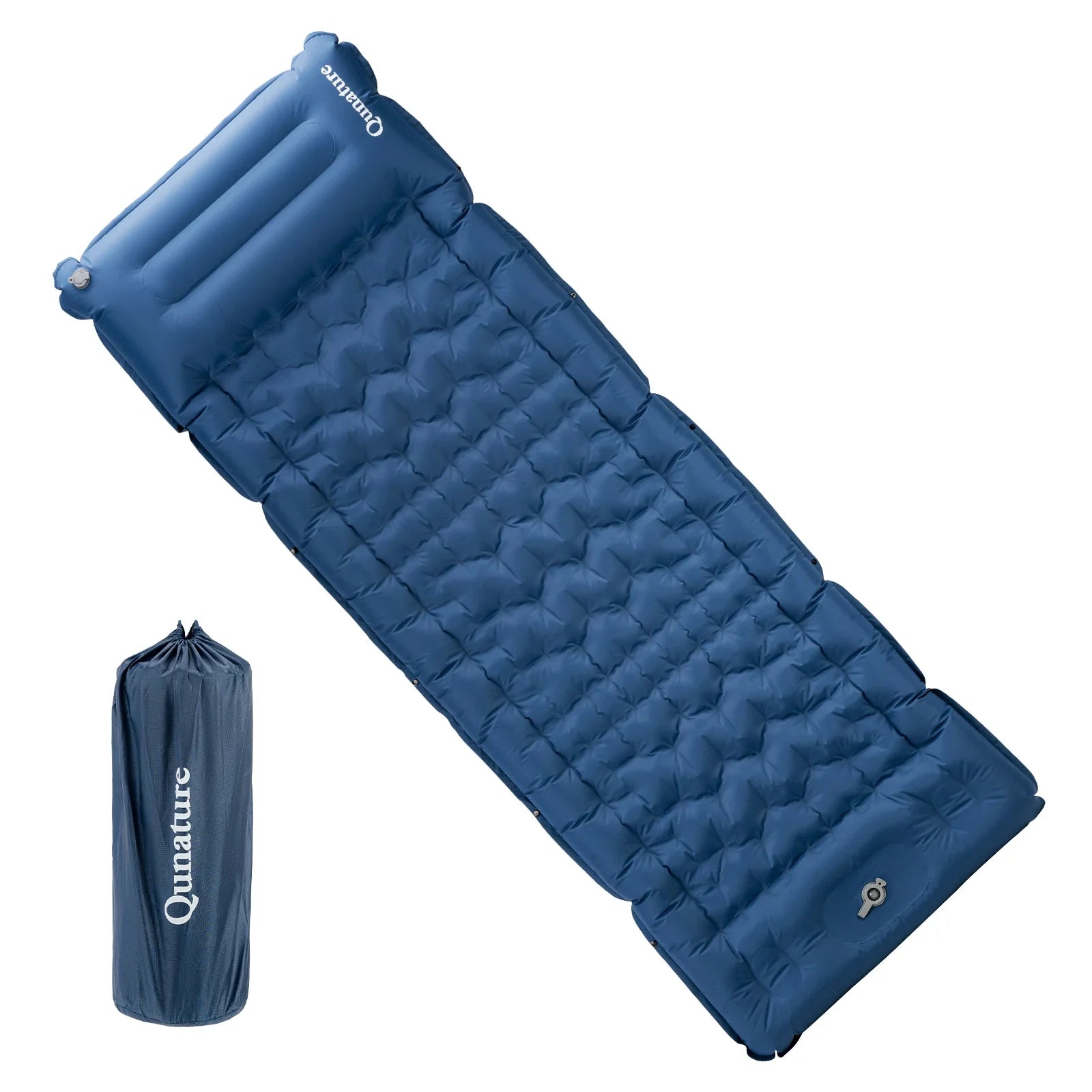 Ultralight Inflatable Sleeping Pad – Built-In Pillow Camping Mat