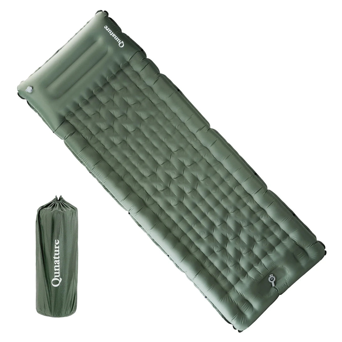 Ultralight Inflatable Sleeping Pad – Built-In Pillow Camping Mat
