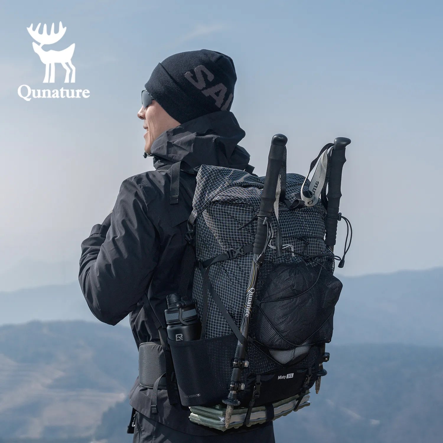 30–35L Waterproof Hiking Backpack – Lightweight Outdoor Daypack