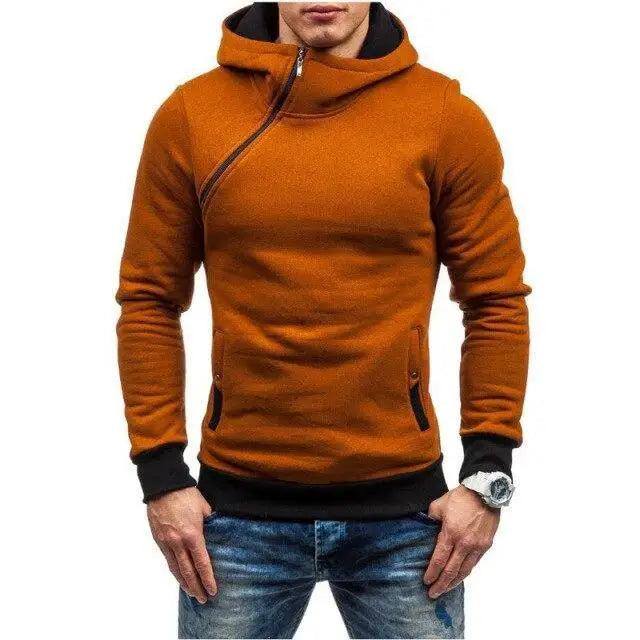 Men’s Slim Fit Hooded Jacket – Winter Warm Outdoor Sports Coat