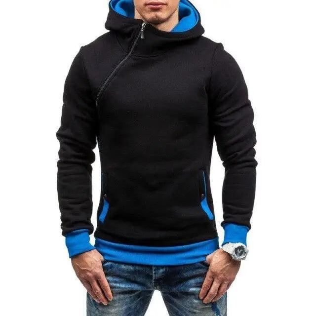 Men’s Slim Fit Hooded Jacket – Winter Warm Outdoor Sports Coat