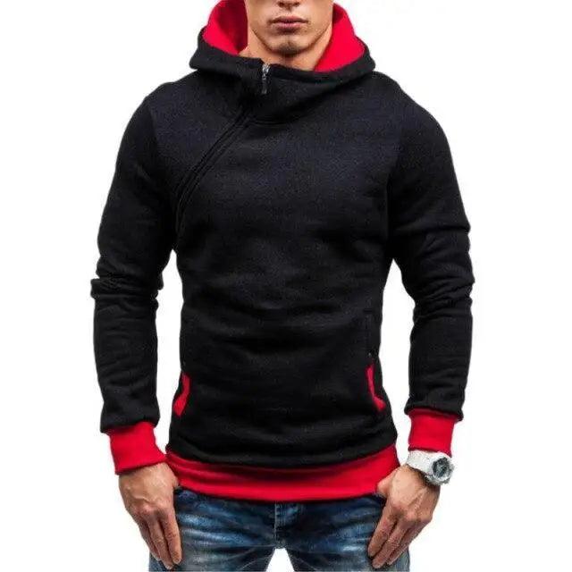 Men’s Slim Fit Hooded Jacket – Winter Warm Outdoor Sports Coat