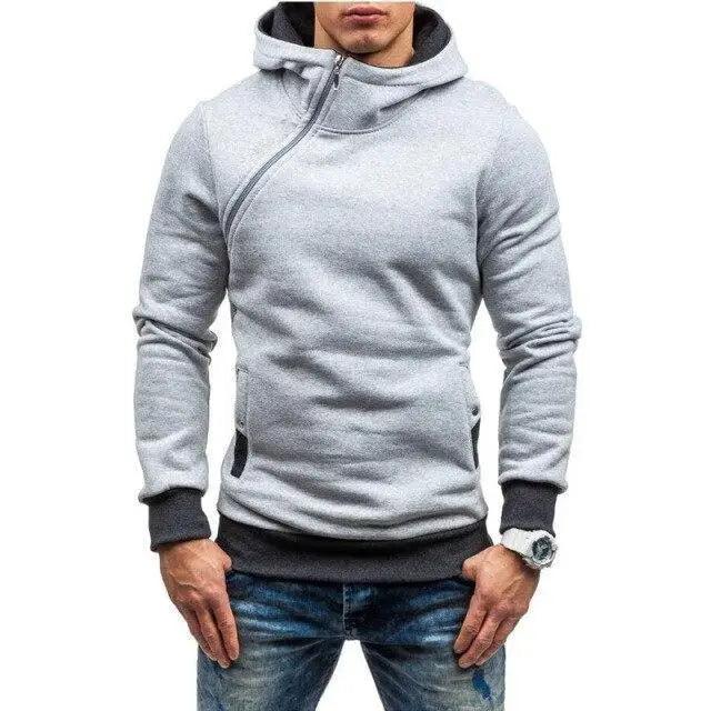Men’s Slim Fit Hooded Jacket – Winter Warm Outdoor Sports Coat