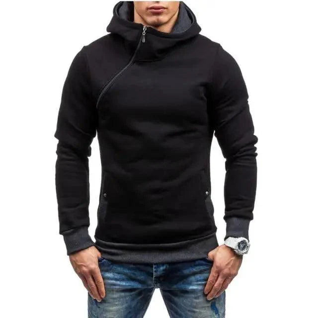Men’s Slim Fit Hooded Jacket – Winter Warm Outdoor Sports Coat