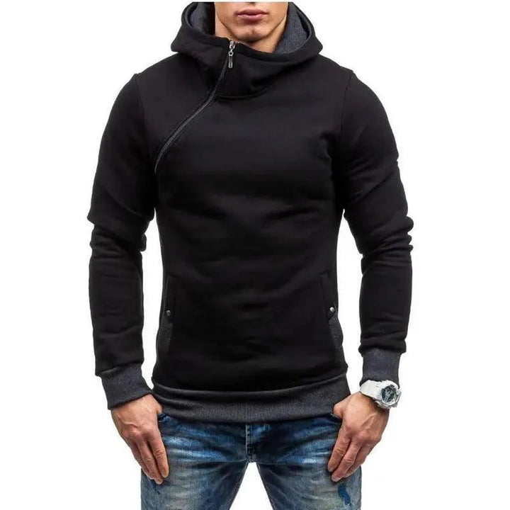 Men’s Slim Fit Hooded Jacket – Winter Warm Outdoor Sports Coat