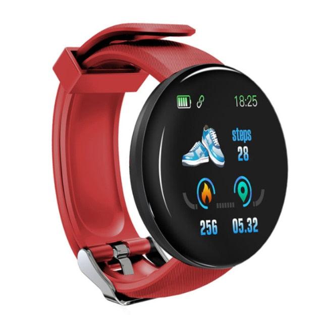 Smart Fitness Tracker Watch – Heart Rate Monitor Waterproof Touch Screen (Unisex)
