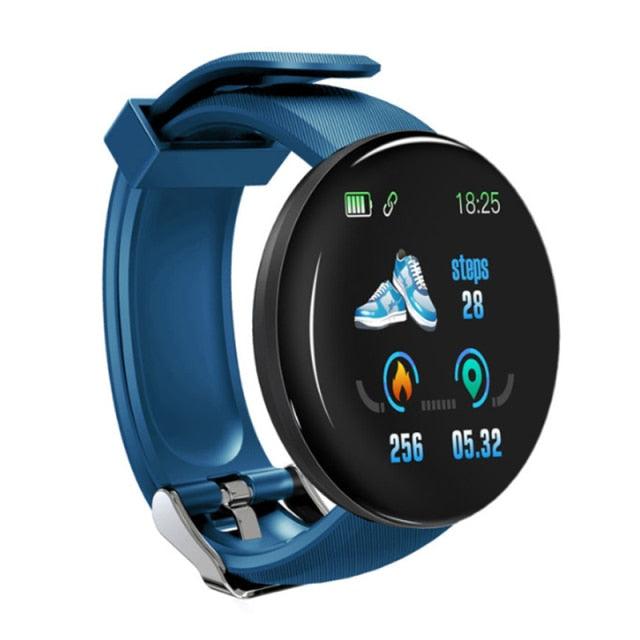 Smart Fitness Tracker Watch – Heart Rate Monitor Waterproof Touch Screen (Unisex)
