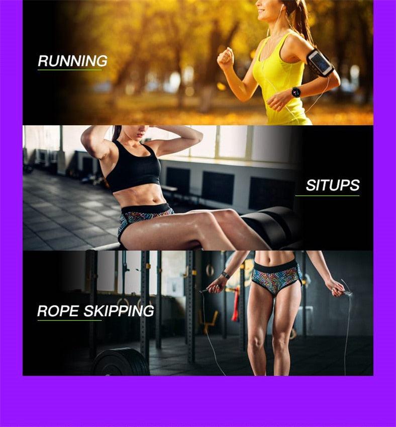 Smart Fitness Tracker Watch – Heart Rate Monitor Waterproof Touch Screen (Unisex)