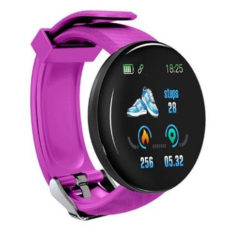 Smart Fitness Tracker Watch – Heart Rate Monitor Waterproof Touch Screen (Unisex)