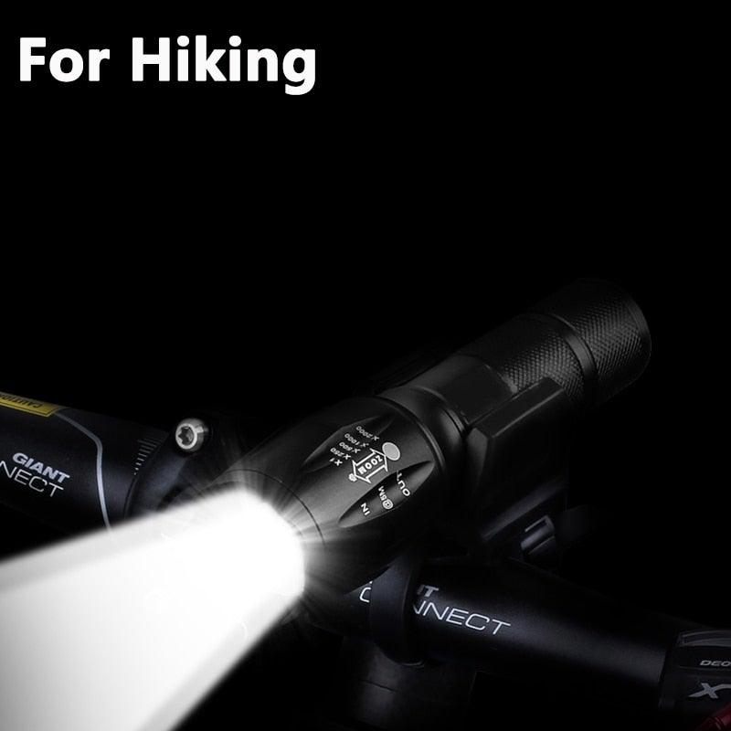 Z45 LED Flashlight – Ultra Bright Zoomable Waterproof Torch (Rechargeable)