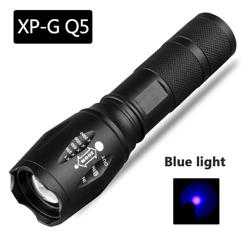 Z45 LED Flashlight – Ultra Bright Zoomable Waterproof Torch (Rechargeable)