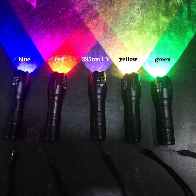 Z45 LED Flashlight – Ultra Bright Zoomable Waterproof Torch (Rechargeable)