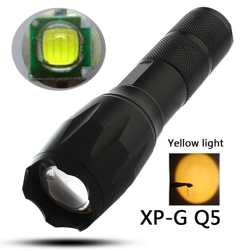 Z45 LED Flashlight – Ultra Bright Zoomable Waterproof Torch (Rechargeable)