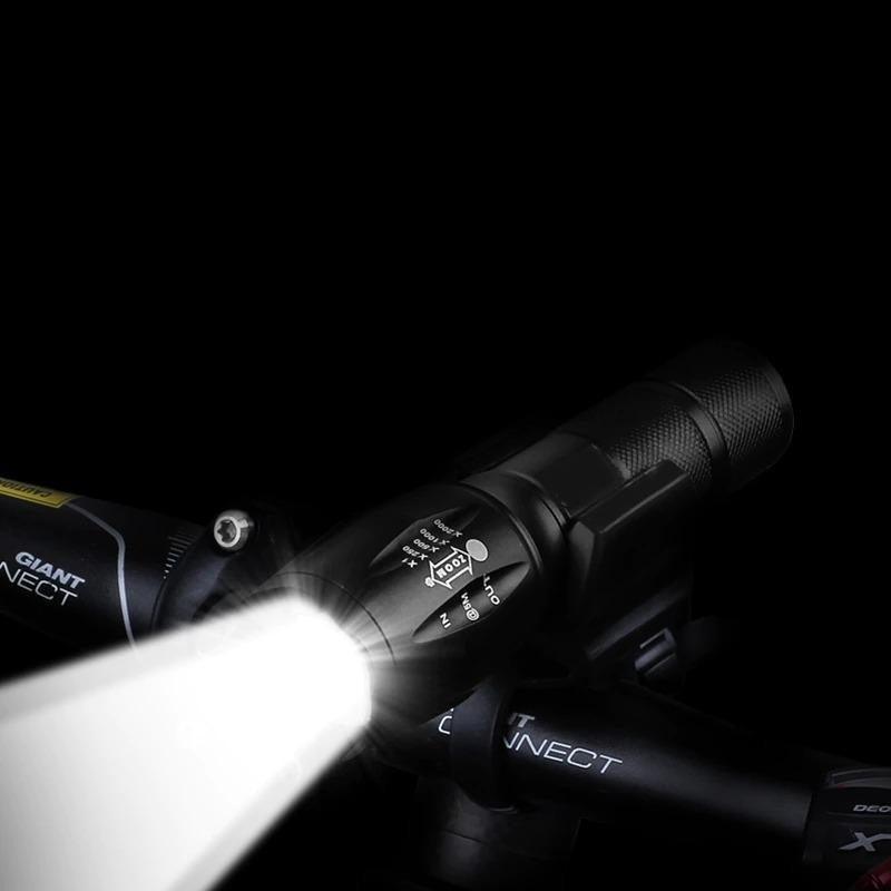 Z45 LED Flashlight – Ultra Bright Zoomable Waterproof Torch (Rechargeable)