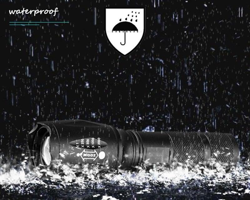 Z45 LED Flashlight – Ultra Bright Zoomable Waterproof Torch (Rechargeable)