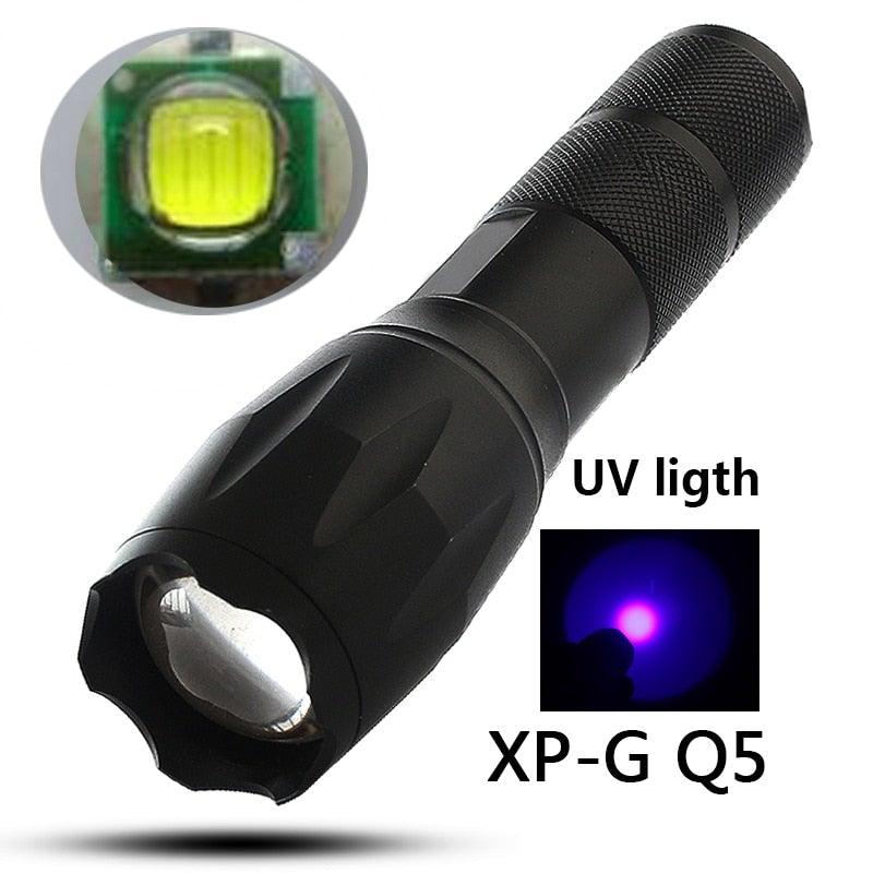 Z45 LED Flashlight – Ultra Bright Zoomable Waterproof Torch (Rechargeable)