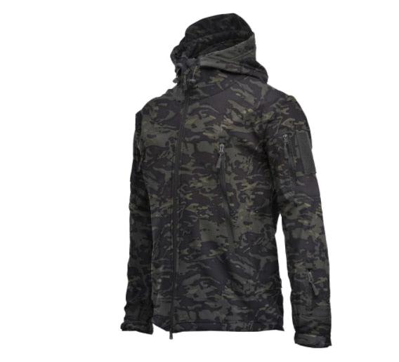Men’s Camouflage Winter Jacket – Waterproof Windproof Hooded Coat