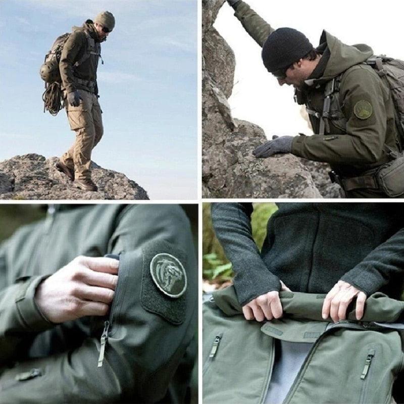 Men’s Camouflage Winter Jacket – Waterproof Windproof Hooded Coat