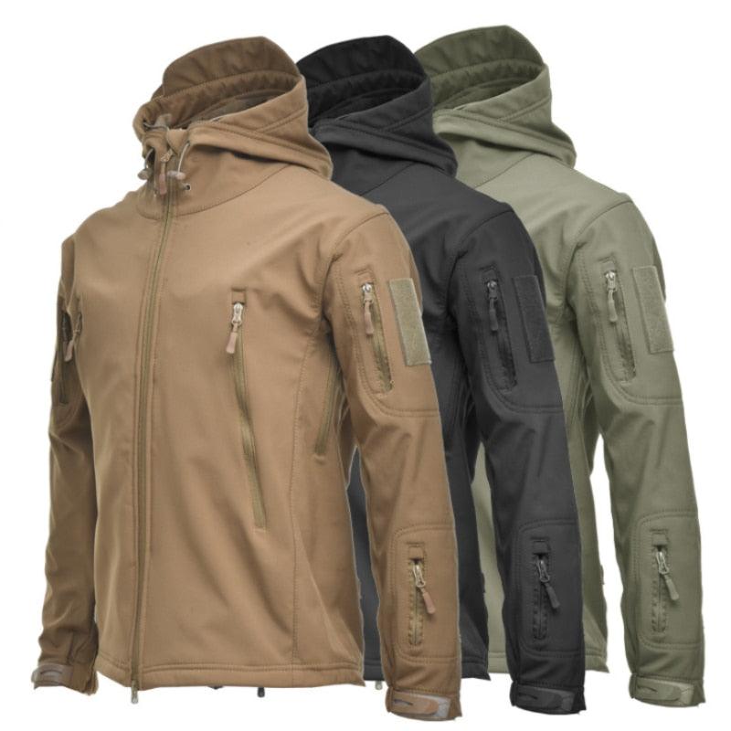 Men’s Camouflage Winter Jacket – Waterproof Windproof Hooded Coat