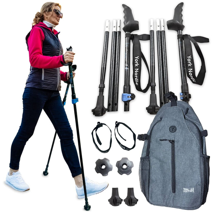 Motivator Swift Connect Travel Poles – Adjustable Balance & Rehab Walking Poles