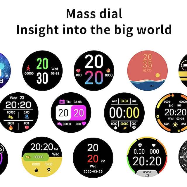 Smart Watch 1.28 Inch Smartwatch Fitness Running Watch