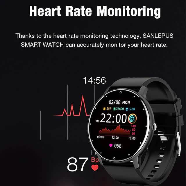 Smart Watch 1.28 Inch Smartwatch Fitness Running Watch